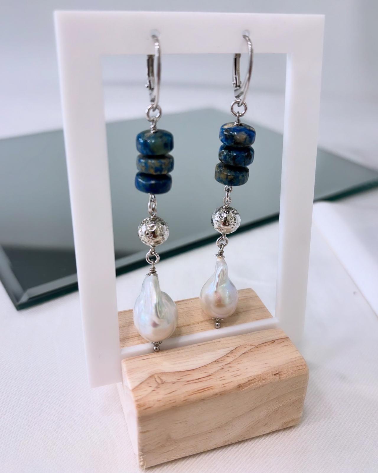 Orecchini in lapis