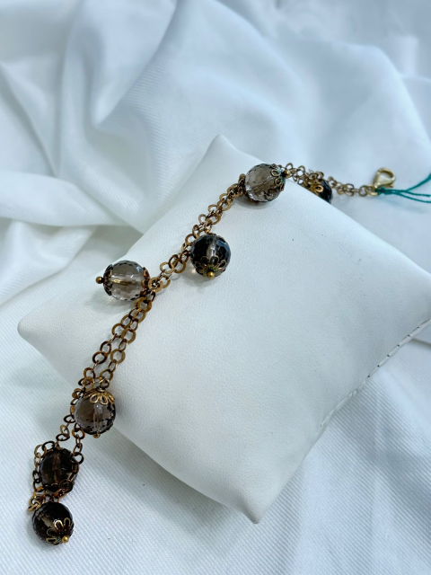 Bracciale quarzo fumè