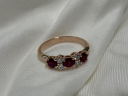 Anello con rubini