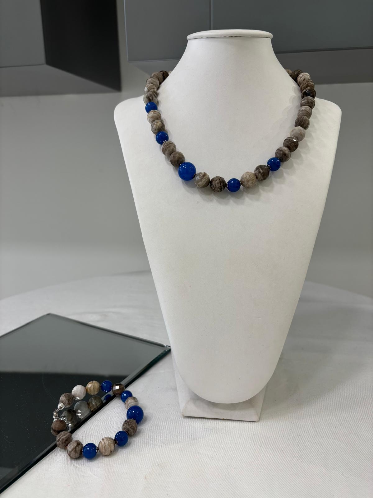 Collana silver leaf