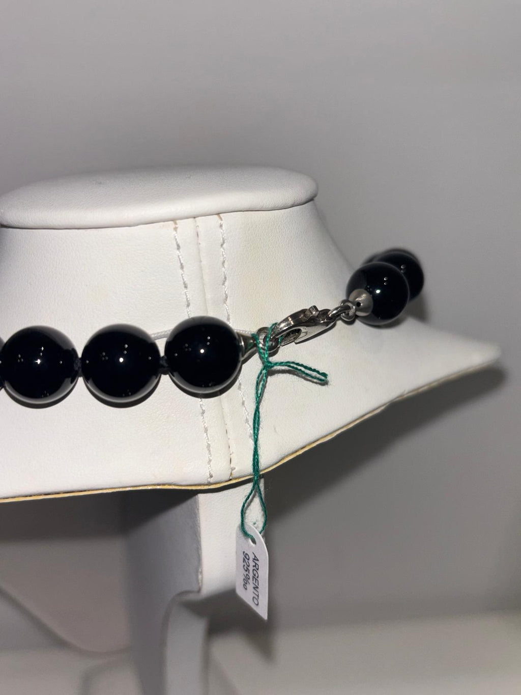 Collana in Argento con Corallo Sardo e Onice Nera