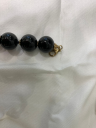 Bracciale in onice, agata e pietra lavica dorata