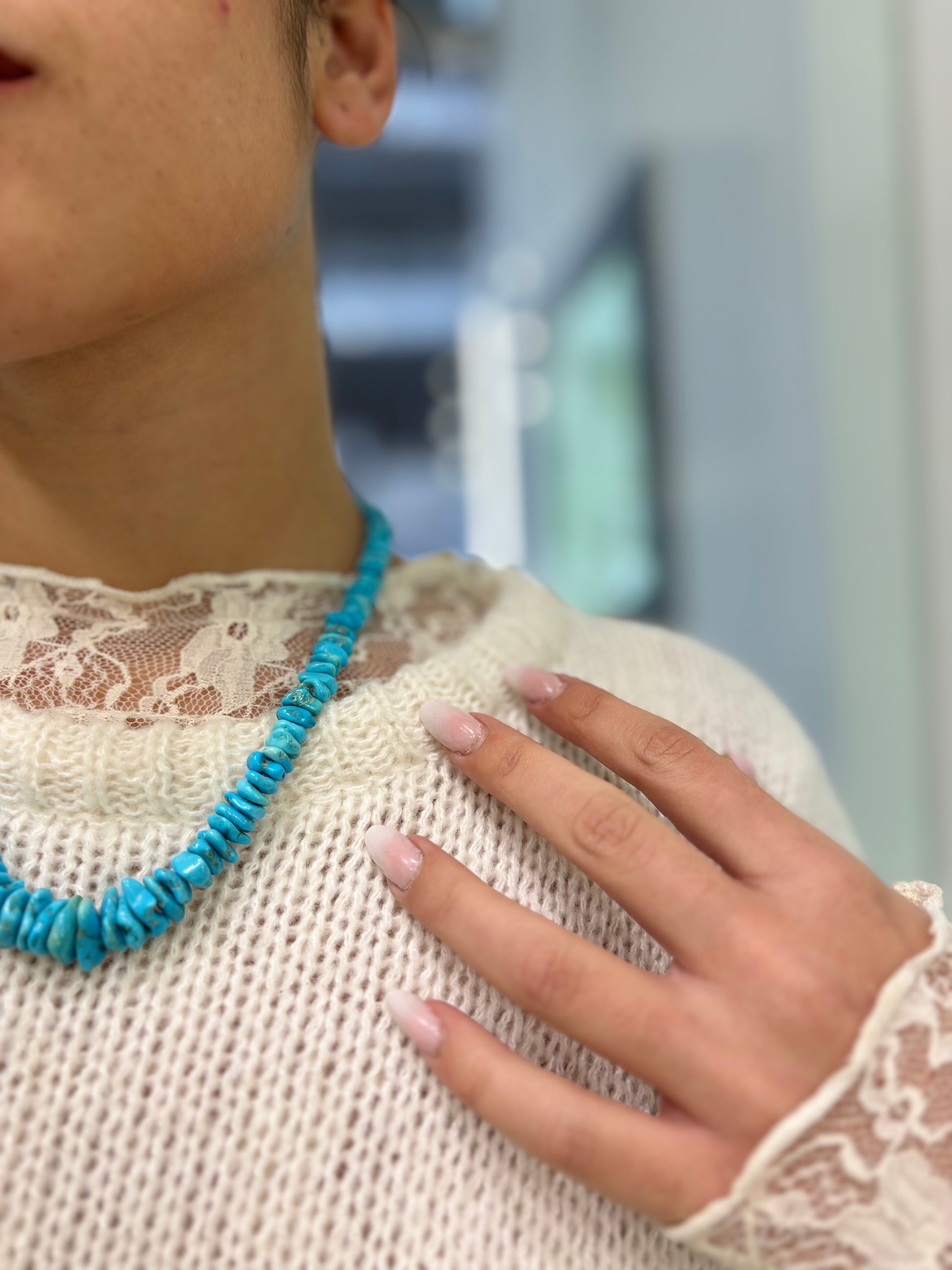 Collana pietra di turchese