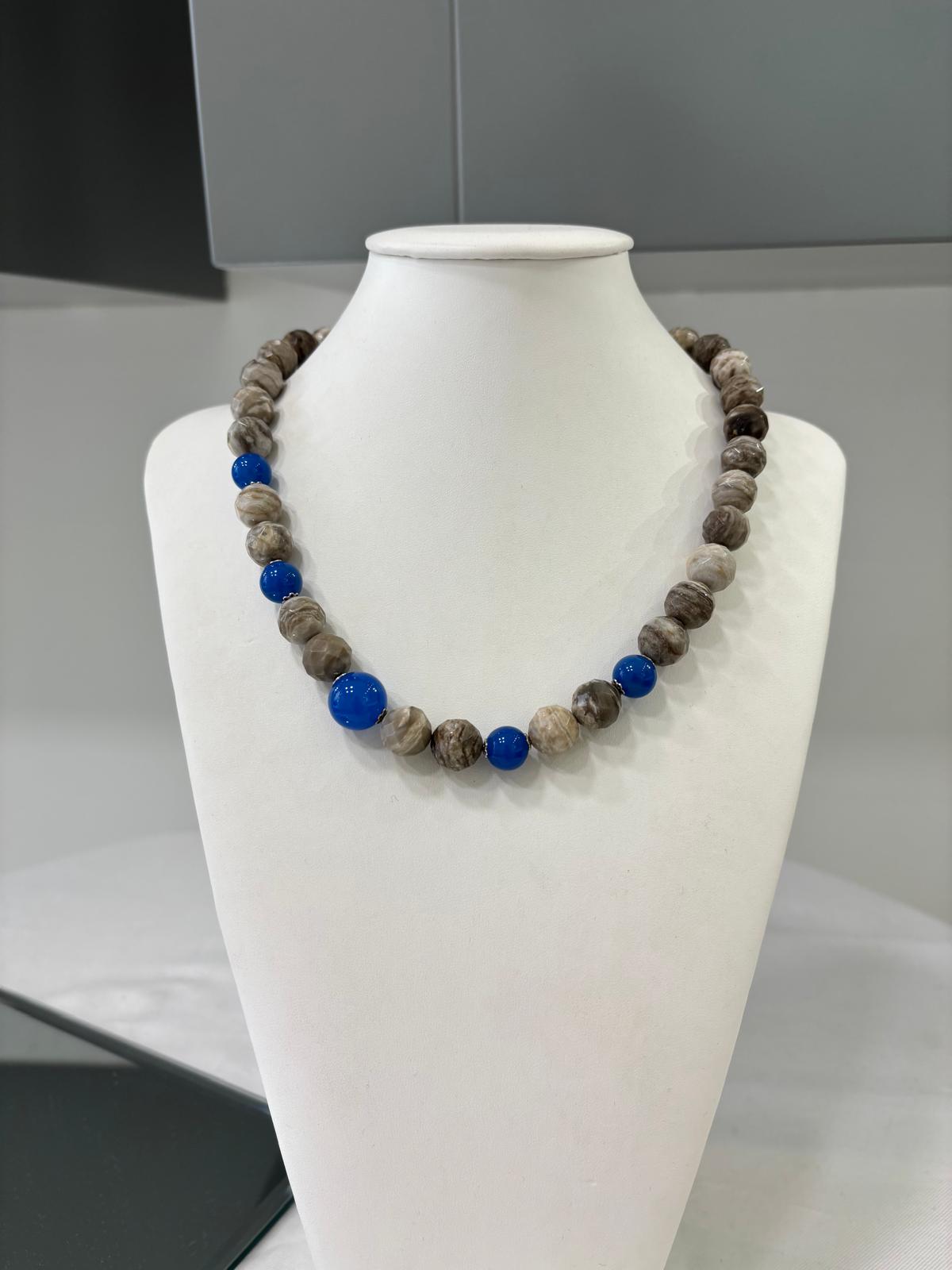 Collana silver leaf